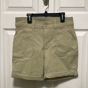 Eddie Bauer | Rolled Hem | Bermuda | Tan | Activewear| Shorts | Size 4